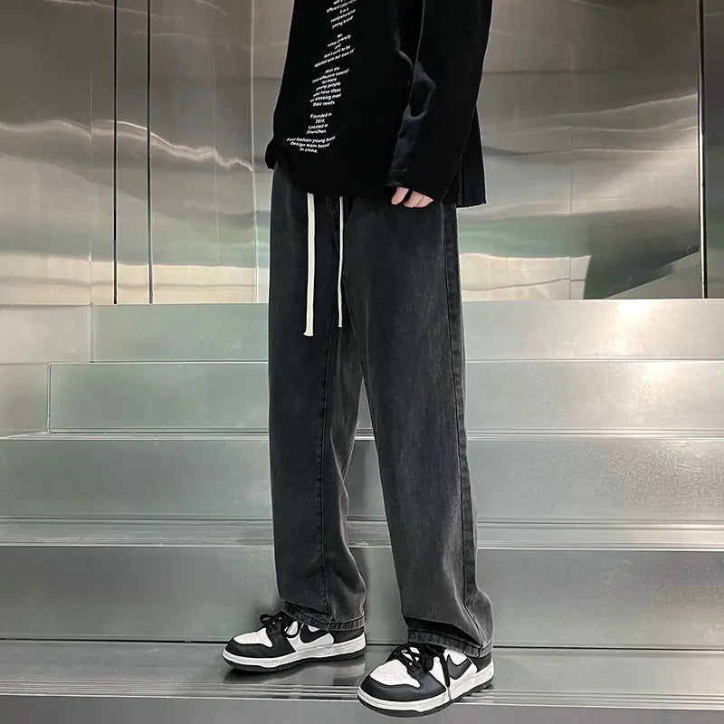 Loose Fit  Sports Jeans